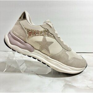 Vintage Havana Run In Blush Nude Glitter Tan Women Size 8 Shoes Sneakers Running